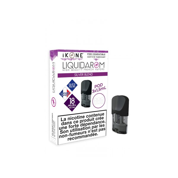 3 POD IKONE Silver Blend - LIQUIDAROM 3 POD IKONE Silver Blend - LIQUIDAROM