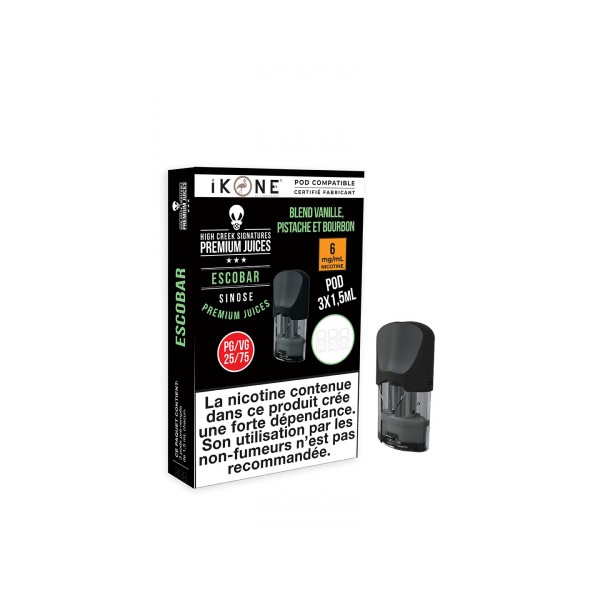 3 POD IKONE Escobar - LIQUIDAROM 3 POD IKONE Escobar - LIQUIDAROM