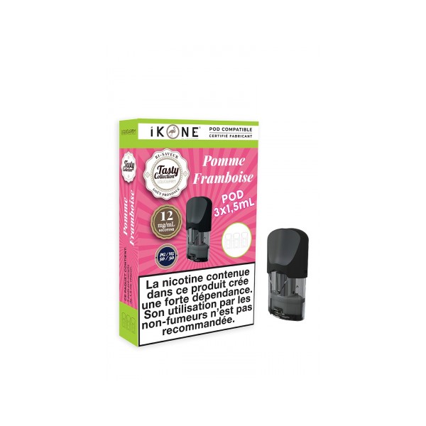 3 POD IKONE Pomme Framboise - LIQUIDAROM 3 POD IKONE Pomme Framboise - LIQUIDAROM