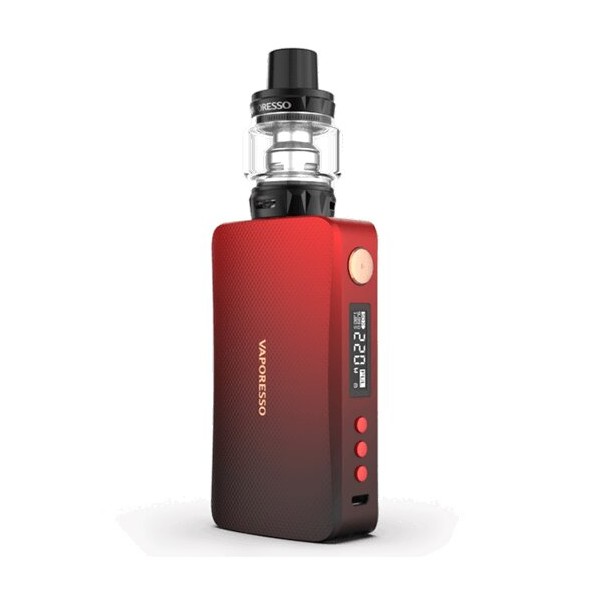 Kit Gen 220 SKRR-S Rouge et Noir- VAPORESSO Kit Gen 220 SKRR-S Rouge et Noir- VAPORESSO