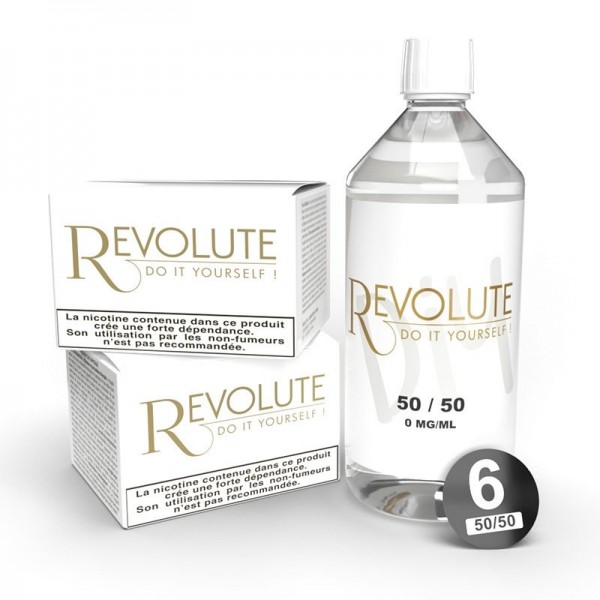 Pack DIY 1L 6mg 50/50 - REVOLUTE