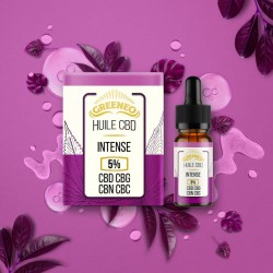 Huile CBD Intense 5% - GREENEO