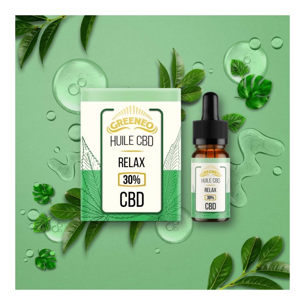 Huile CBD Relax 30% - GREENEO