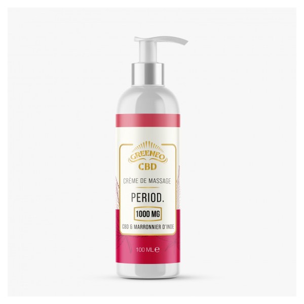 CBD Crème de Massage Period 100ml - GREENEO